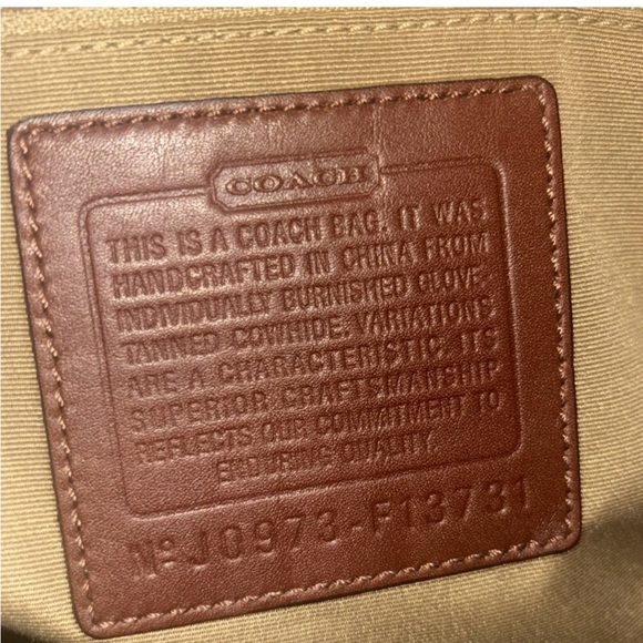 Coach Cogniac Brown Hobo Bag - Picture 6 of 7